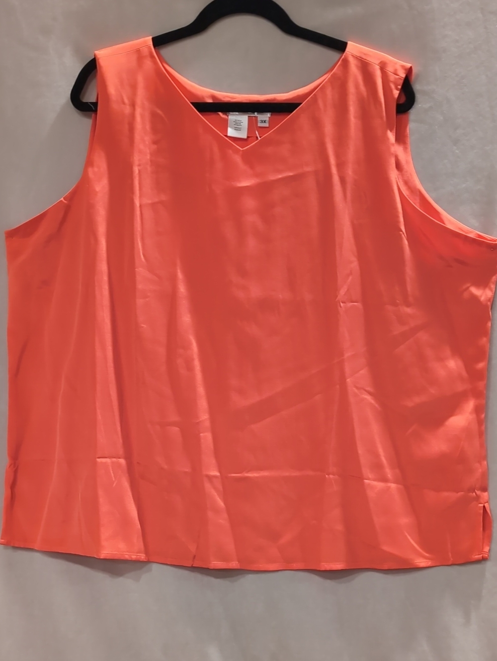 Coldwater Creek Coral-Orange Sleeveless Tank